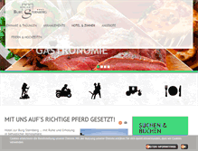 Tablet Screenshot of hotel-burg-sternberg.de